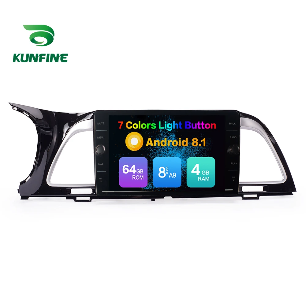 Sale Octa Core ROM 64GB Android 8.1 Car DVD GPS Navigation Player Deckless Car Stereo for KIA K4 2014 Radio Steering Wheel Control 2