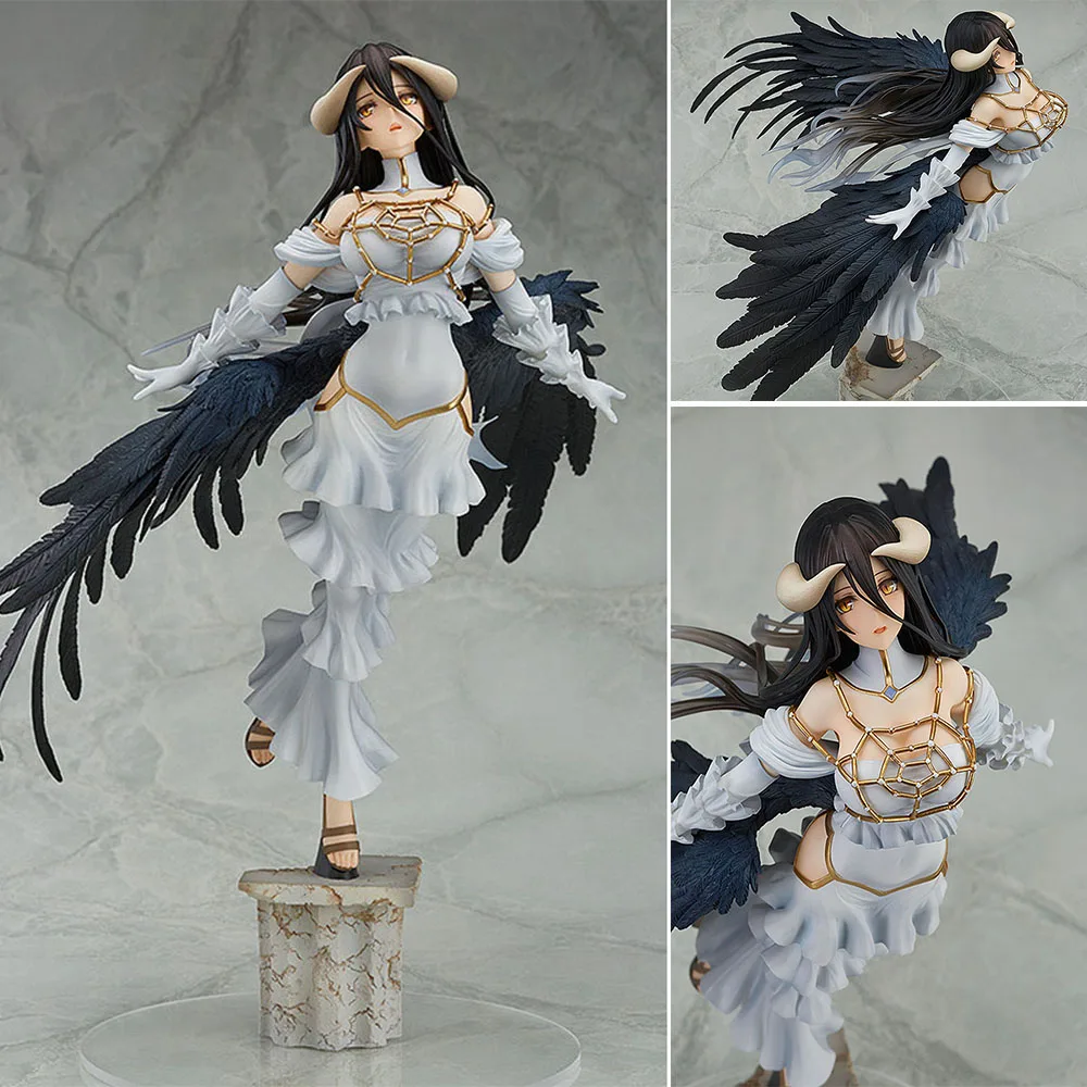 

New Arrival 29cm Sexy Girl albedo Flying Position PVC Action Figure Collection Model Toys albedo Model