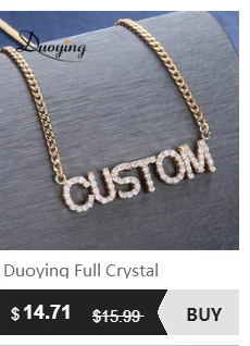 Duoying крошечные ожерелья-чокер для Etsy 6 мм Золотая буква пользовательское имя ожерелья на заказ минимализм изысканные ожерелья для женщин
