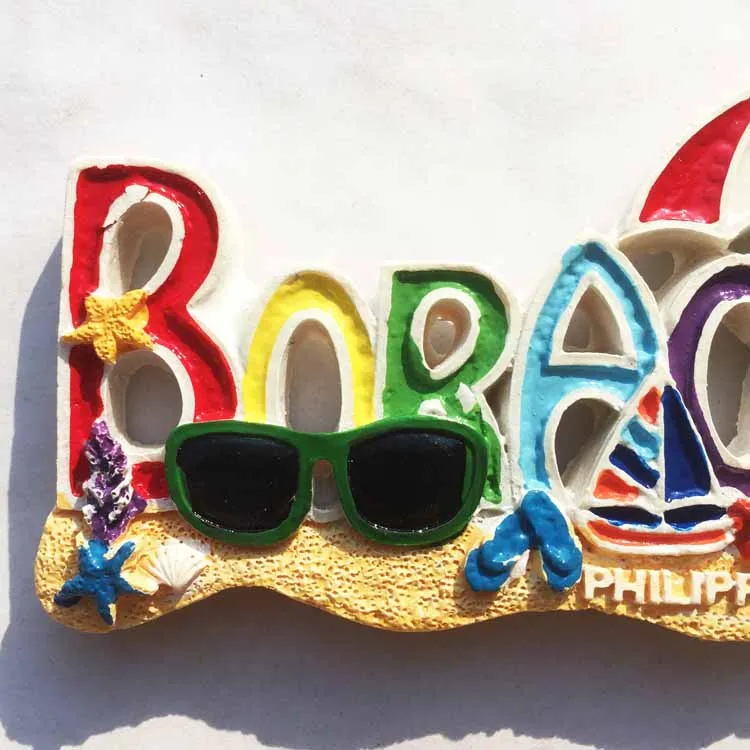 Филиппины Boracay креативный океан ветер Радуга Письмо туристический сувенир