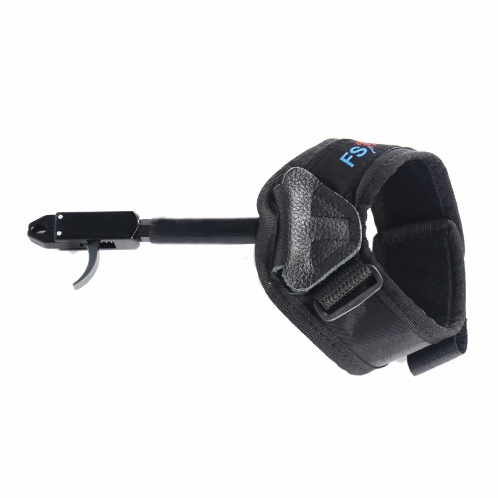 Adult Compound Arrow Bow Archery Release Shooting Trigger Wrist Strap Adjustable portable Black Adult Compound Arrow Bow Archery Release Shooting Trigger Wrist Strap Adjustable portable Black