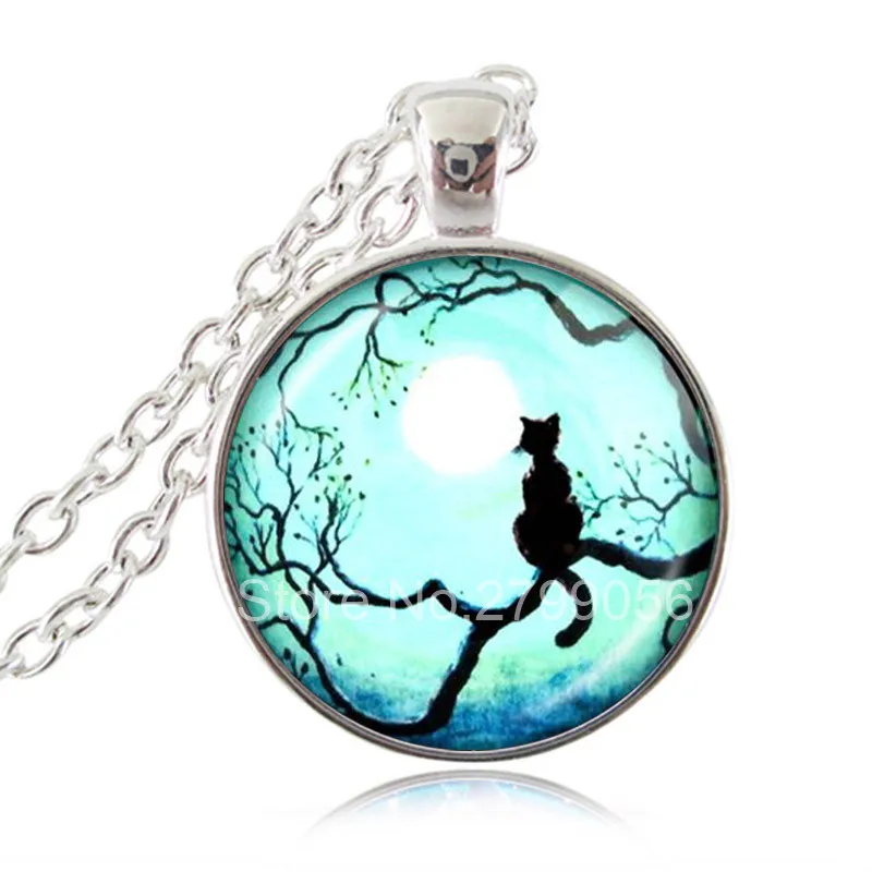 chat collier lune chat collier lune