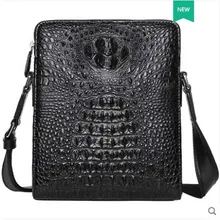 pugete new crocodile skin man font b bag b font business single font b shoulder b