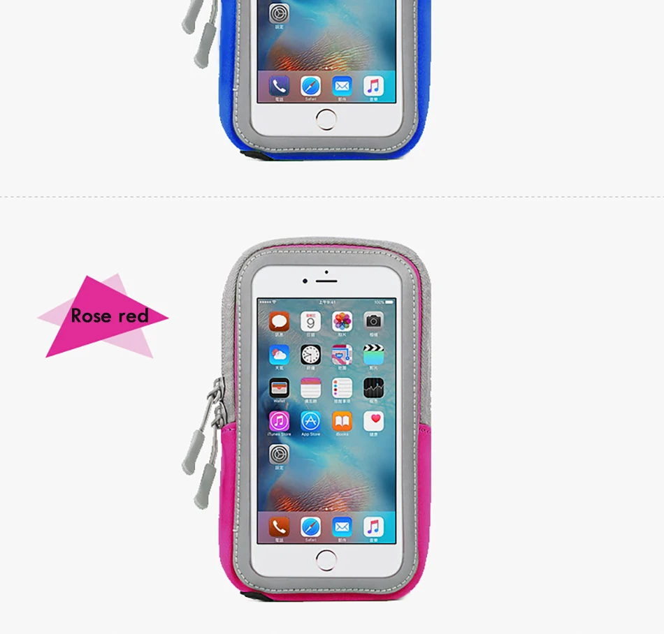!ACCEZZ Gym Sports Running Armbands 4.75.8 inch For Oneplus 5 iPhone 7 6 8 Plus Xiaomi 6 Sport Bag Universal Phone Cover Holder (10)