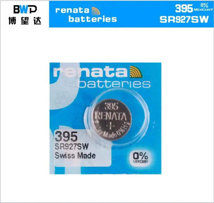 Часы Renata r927sw LR57 LR927 AG7 2 шт. фирменные долговечные 100% оригинал|Часовые батарейки| |