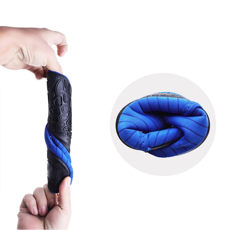 JACKSHIBO أحذية ماء رياضية للرجال الذكور السباحة الرياضة البحر الشاطئ أحذية بيرفوت رياضية تنفس تصفح الغوص أحذية