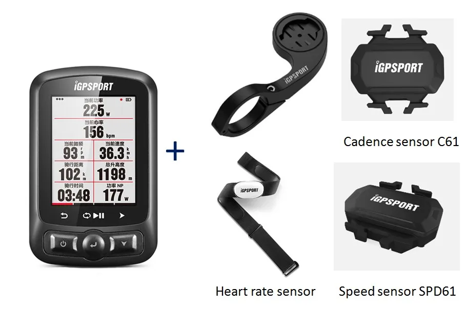 Я gps порт ANT+ gps IGS618 Велосипед Bluetooth Беспроводной секундомер Спидометр Водонепроницаемый IPX7 Велоспорт Спидометр компьютер - Цвет: Group 7