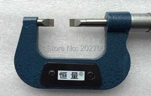 블레이드 마이크로미터 0-25mm, 블레이드 두께는 0.7mm 고품질