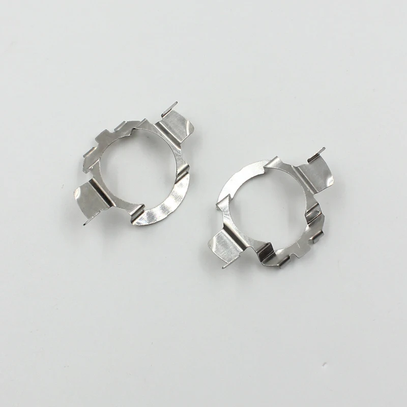 FSYLX 100pcs H7 led headlamp holder socket adapter H7 headlight bulb clip retainer for BMWAudiBenz VW new bora sagitar magotan