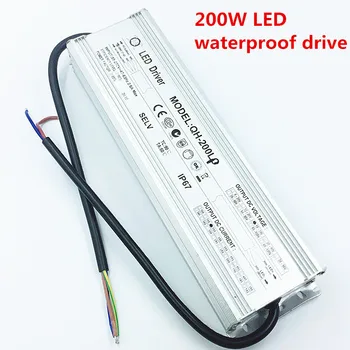 

200W AC85-277V LED Driver 6-10Cx20B 6000MA DC18-34V IP67 Waterproof Constant Current For Spotlights Free Shipping