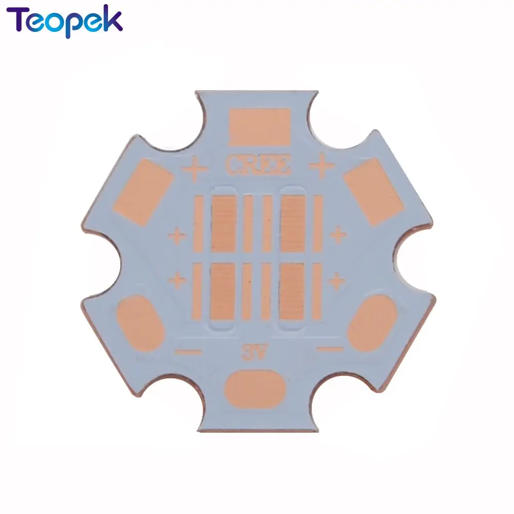 Светодиодный теплоотвод 10 шт. 20 мм для 4D Cree XPE XTE XPG 3535 светодиодный 12 В/6 в/3 в|10pcs