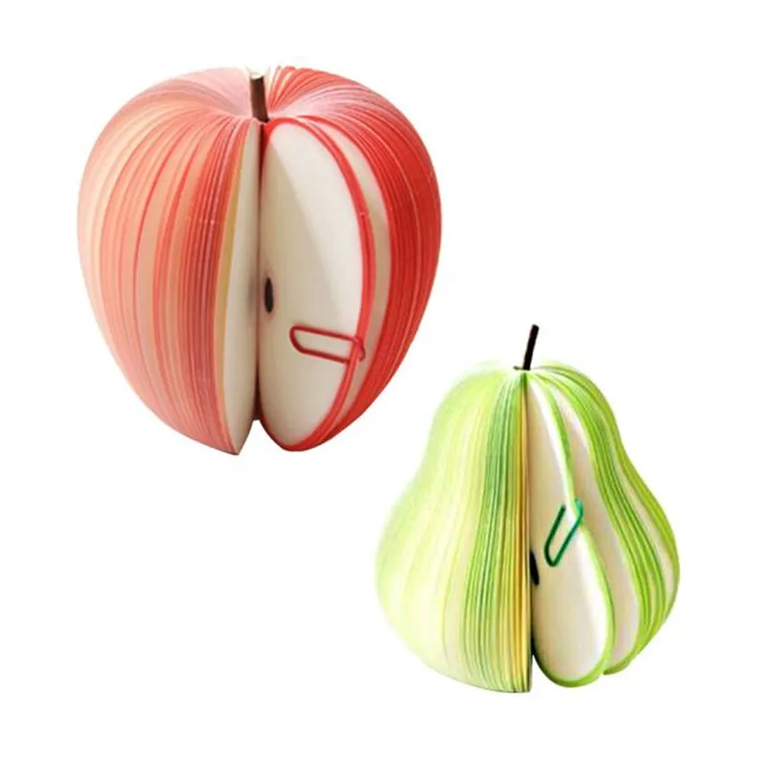 

140 Pages New Cute fruit Sticker Bookmark Point It Marker Memo Flags Sticky Notes+ Paper Clip