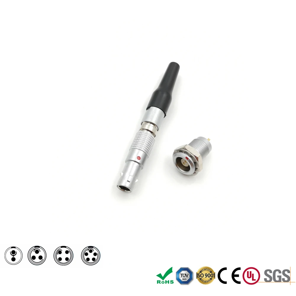 

LEMO FGG EGG 00 Series 2 3 4 5 pin Male Plug and Female Socket Connector