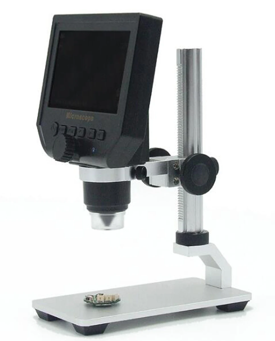 Digital Video Microscope 600X 4.3" 3.6MP LED Magnifier