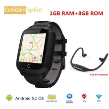 2018 U11S PK X01S Business Watch 1G RAM 8G ROM MTK6580 Quad Core WIFI Bluetooth GPS Heart Rate Monitor Smart Watch Android 5.1