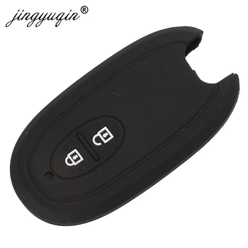 Keyforkess 2/3/4 pulsanti custodia portachiavi in Silicone per SUZUKI Grand Vitara New Swift Jimny SX4 Alto Wagon R copertura supporto remoto automatico - Jingyuqin 2 3 4 pulsanti custodia portachiavi in Silicone per SUZUKI Grand Vitara New Swift