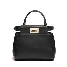 Bolso de Las Señoras 2016 de La Moda Marca Famosa Peekaboo Bolsas Mini Bolsas de Mensajero de Alta Calidad Micro Hombro Bolsos Pequeño Bolso de Las Mujeres