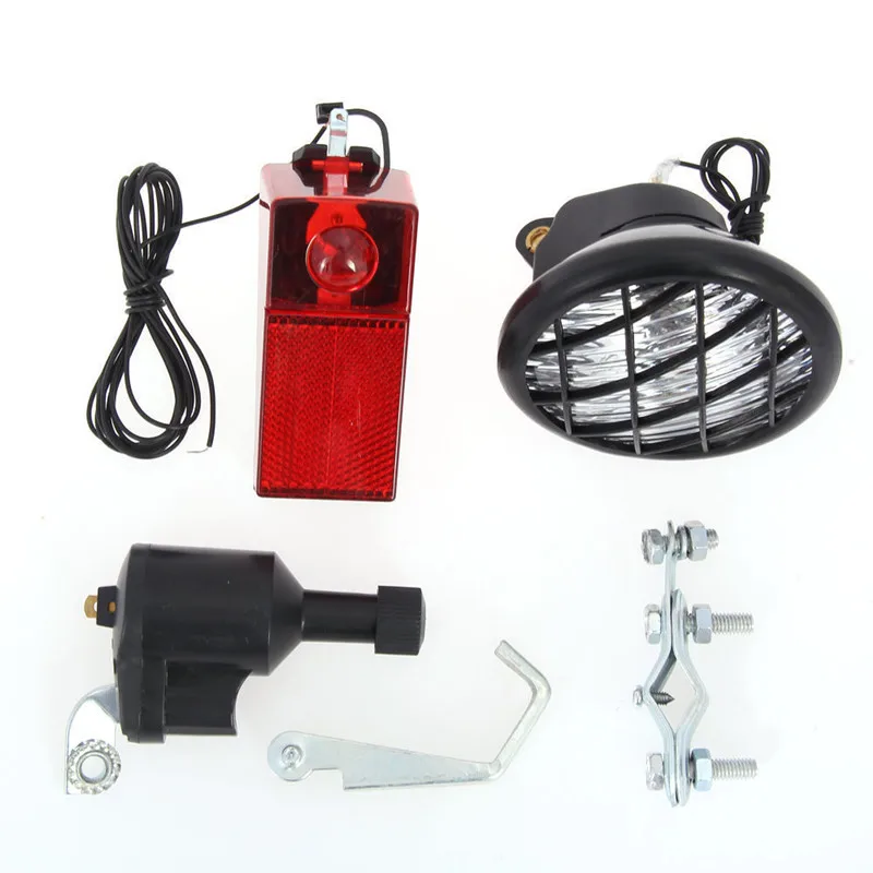 Q204 New 2018 arrival Cool Motorized Bike Generator Dynamo Head Tail