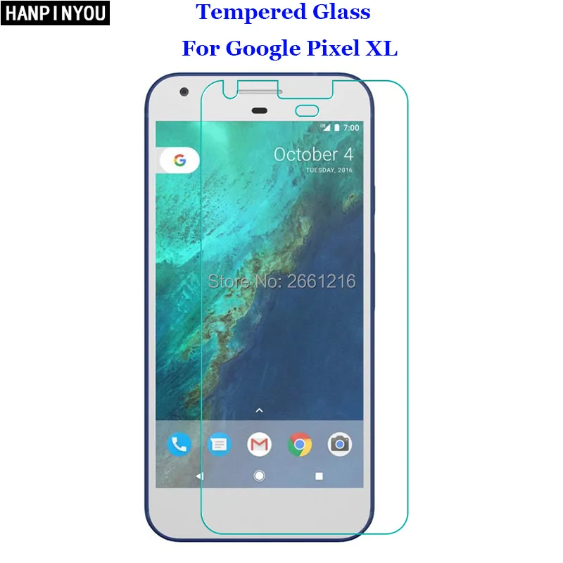 Nueva película protectora de pantalla de vidrio templado cristalizar Para Google Pixel XL Nueva película protectora de pantalla de vidrio templado cristalizar Para Google Pixel XL