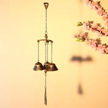 

Japanese Style Iron Casting Wind Chime Vintage Bell and Boat Wind Bells Balcony Door Patio Decoration Home Decor