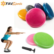 FAVSPORTS надувные массажные балансирующие подушки коврик фитнес-мячи 33 см спортивный тренажерный зал Йога мяч стабильность баланс дисковые упражнения