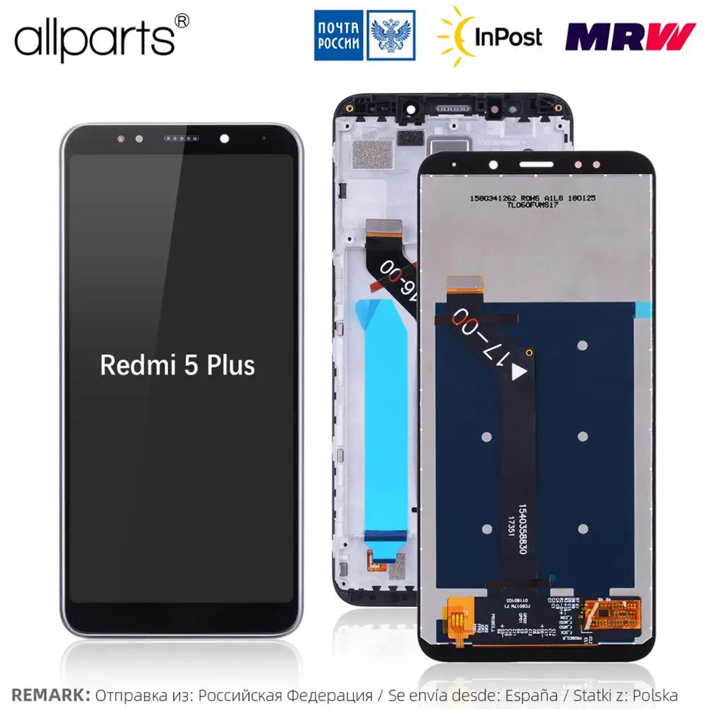 10 Touches 5.99" Original Display For Xiaomi Redmi 5 Plus