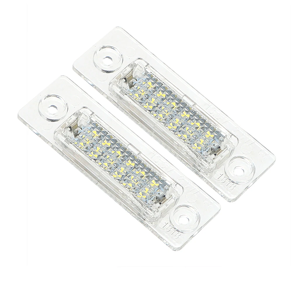 2pcs Car LED License Plate Lights For VW Passat Touran Jetta Caddy