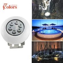 2 шт. Алюминий корпус лодки судовой Светодиодный прожектор DC12V 18 Вт IP68 Водонепроницаемый яхта Светодиодный светильник освещение плавательного Бассеина