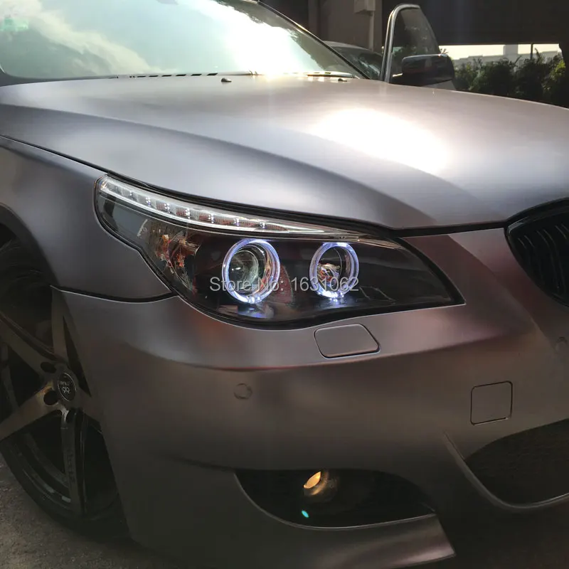 Для BMW E60 520i 523i 525i 530i светодиодный Ангельские глазки налобный фонарь 2004 по 2007 год с