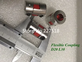 

4pcs/lot 8x8mm Jaw Shaft Coupler Flexible Coupling 8mm To 8mm D20 L30mm