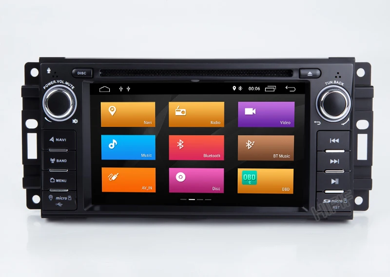 Excellent Quad Core Android 8.1 Car DVD GPS Radio Navigation For Jeep Cherokee Compass Commander Wrangler/DODGE Caliber/Chrysler C300 SWC 8