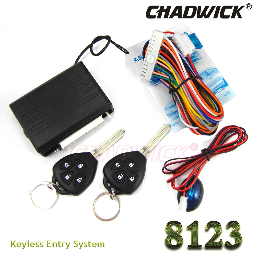 4 buttons remote blank key Keyless Entry System for Toyota car 12V