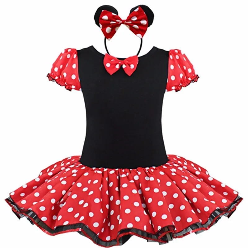 

Minnie Mouse Dress Children Christmas Carnival Cosplay Costumes for Kids Girls Party Dress 2 Pieces Girls Princess Dress