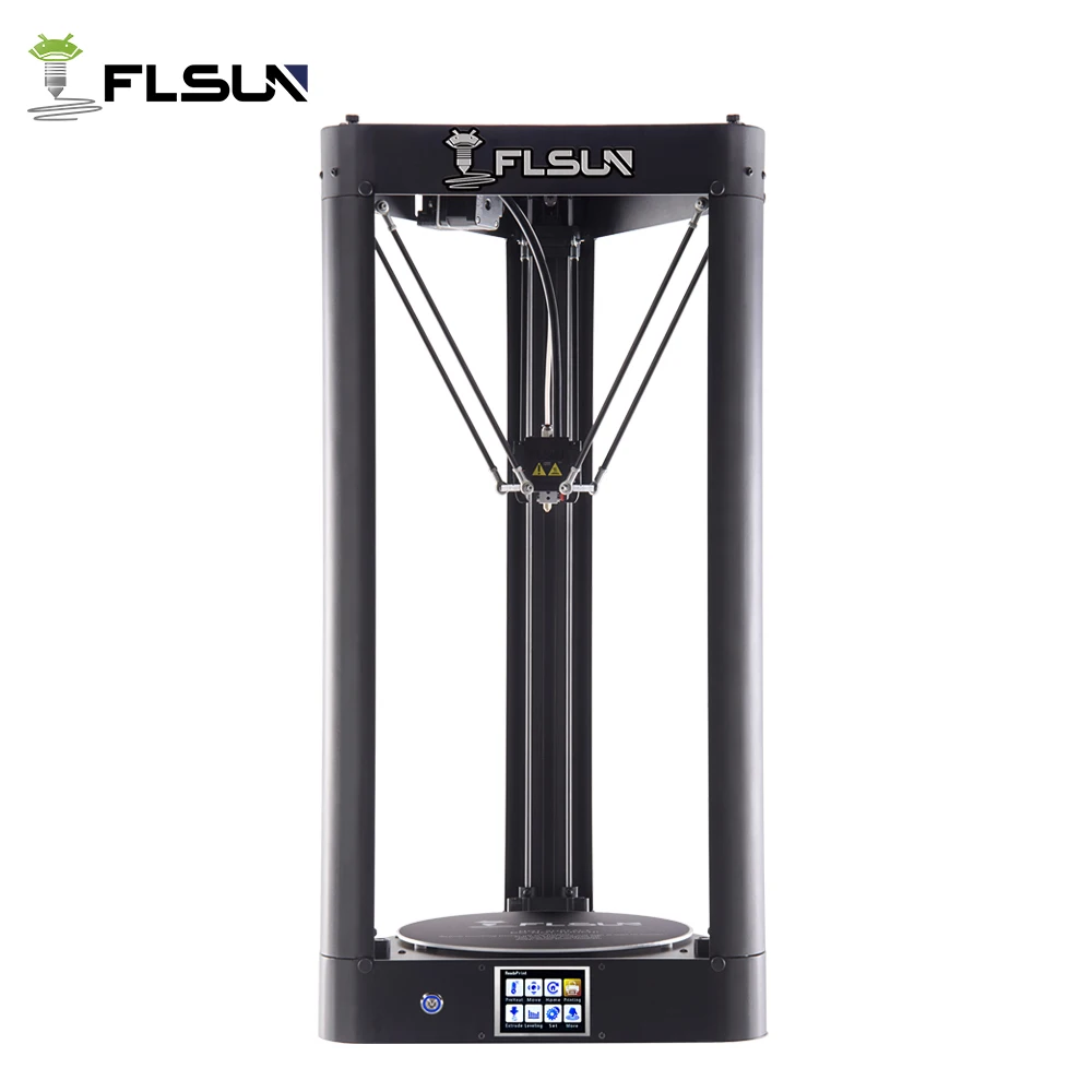 Flsun-QQ высокоскоростной 3D принтер металла Рамки большой Размеры предварительная сборка авто-уровень очаг сенсорный экран Wi-Fi SD карты нити