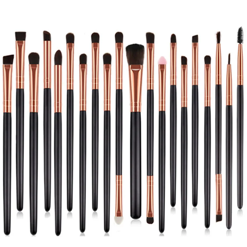 

Broccoli High Quality 20pcs Eyes Makeup Brushes Set Eye Shadows Eyeliner Eyebrow Lip Concealer Make Up Brush Cosmetics Tools Kit