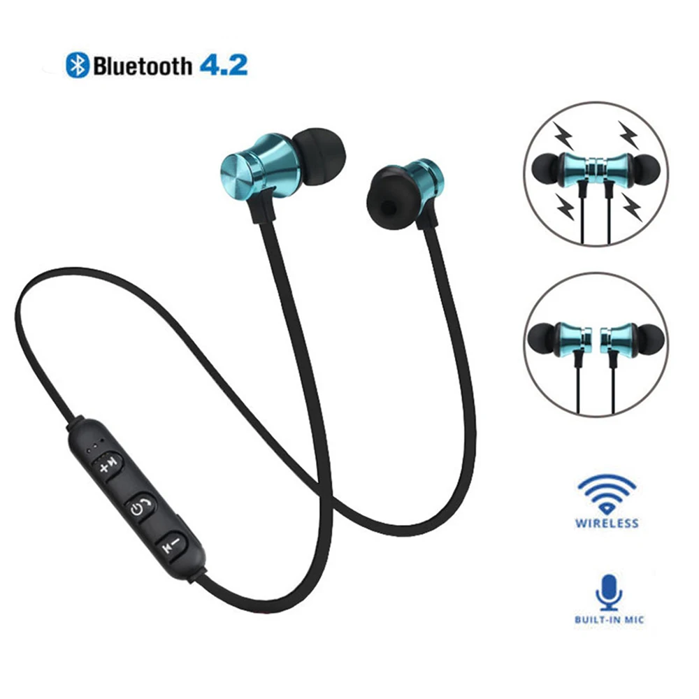 

Sport Running Magnetic Wireless Headphone Bluetooth Earphone Headset Fone de ouvido For iPhone For Samsung IOS Android