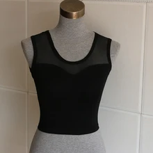 Регата Feminina, сексуальный женский Повседневный хлопковый сетчатый камзол/женский топ без рукавов, укороченный топ, футболка