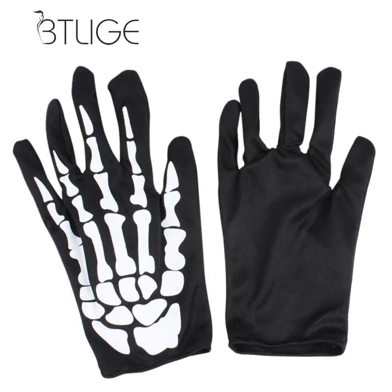 BTLIGE New Biker Gloves Skeleton Bone Racing Cycling Motorcycle