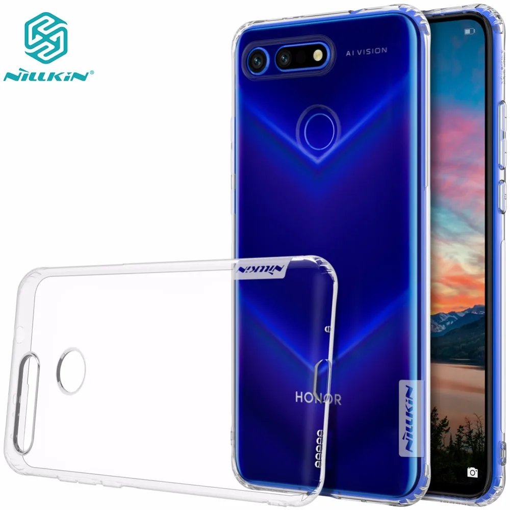 

case for Huawei Honor V20 NILLKIN Nature TPU clear Transparent soft case Honor V20 back cover with retailed package