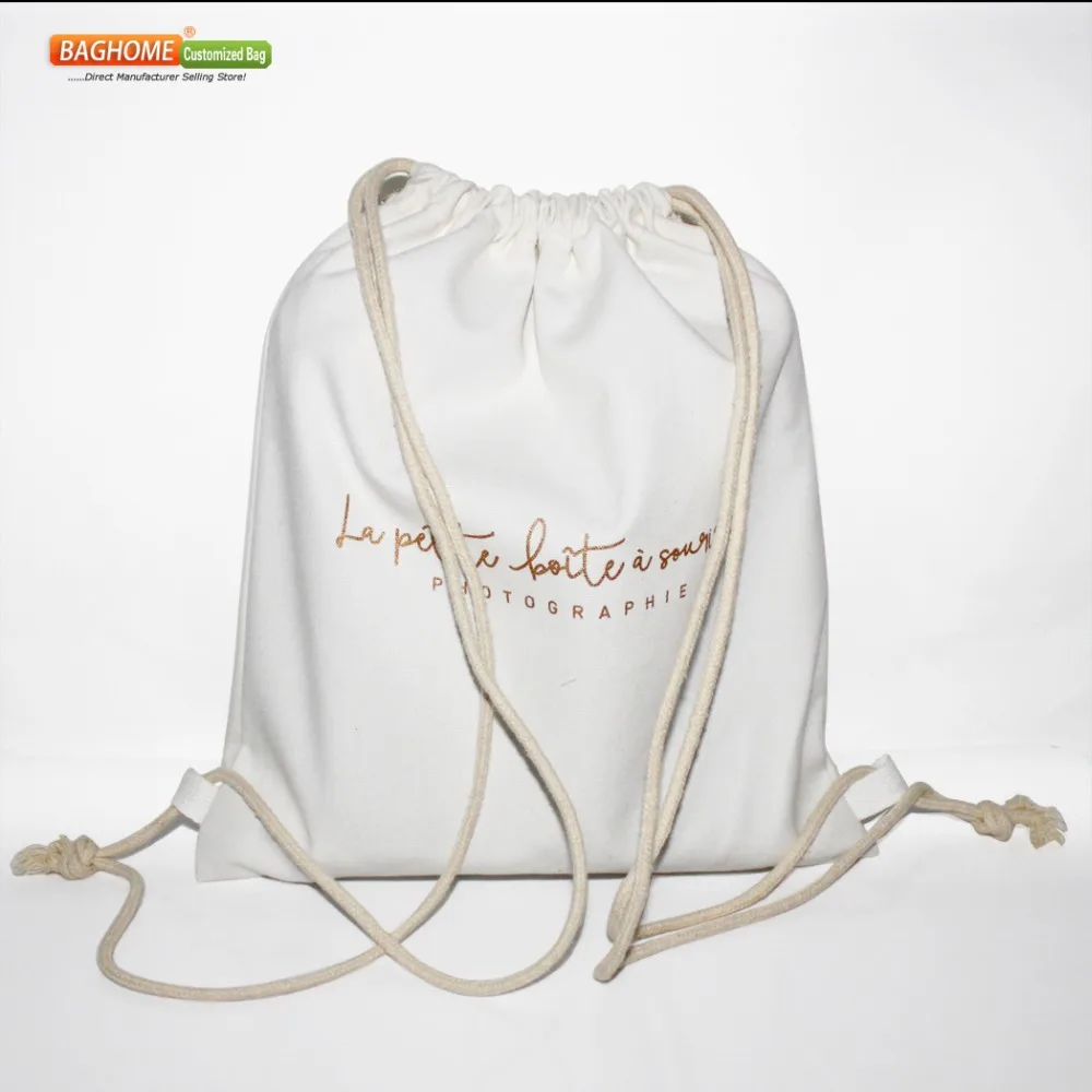 100pcs Lot Custom Canvas Backpack Bag Cotton Cloth Fabric Logo In 100pcs Lot Custom Canvas Backpack Bag Cotton Cloth Fabric Logo
