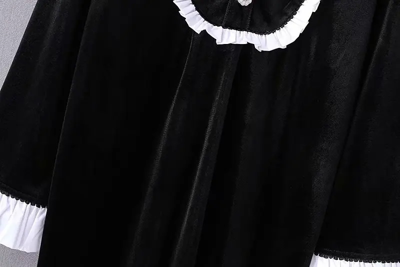 Женское винтажное белое Плиссированное лоскутное Бархатное прямое мини платье
