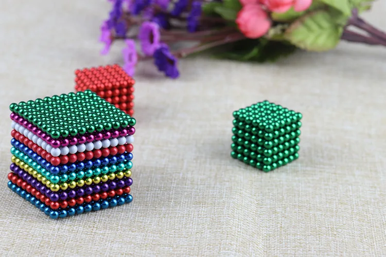 New Style 3/4/5mm 216pcs Square Magic Magnet Magnetic DIY Balls Sphere Neodymium Cube Puzzle Decompression Toy