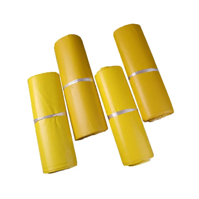  10 Pieces lot Yellow Express Bag Thickening Courier Bag Envelope 