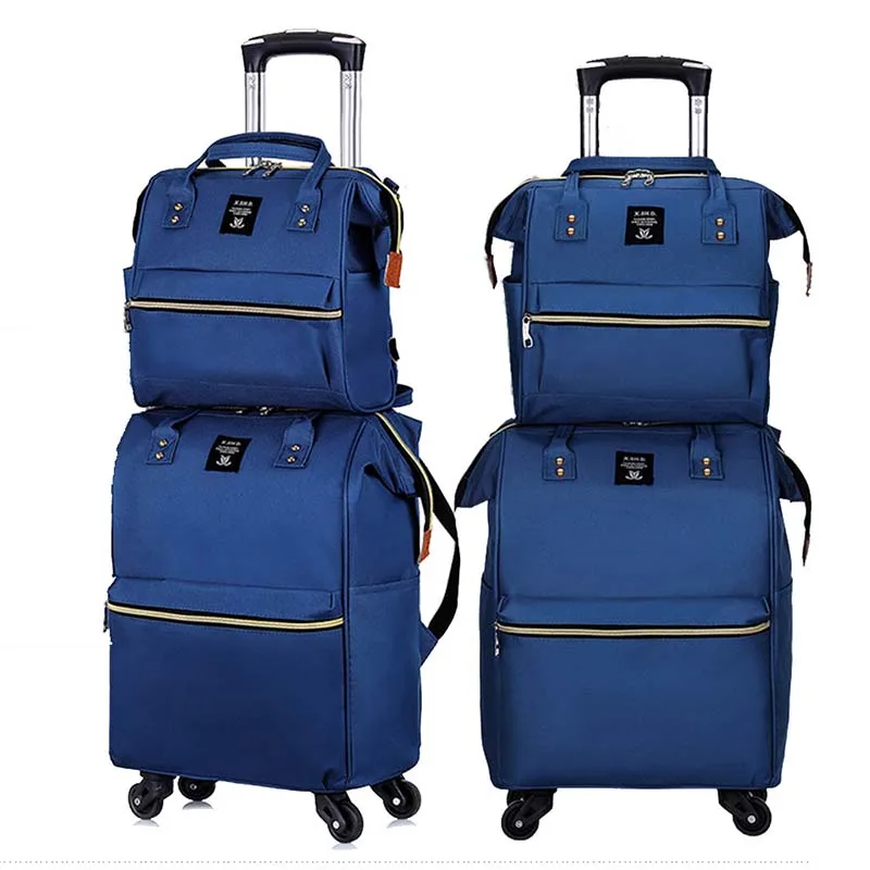 LeTrend Fashion Large capacity Spinner Rolling Luggage Set