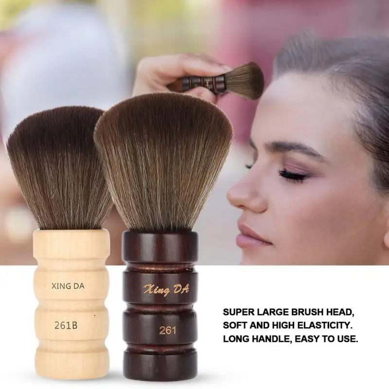 Soft Hair Brush Neck Duster Hairdressing Cutting Styling Carving Cleaning | Красота и здоровье