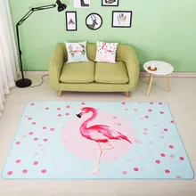 Вертикальный и уровневый ковер с 3D-принтом фламинго для гостиной, спальни, павлина, коврик для кофейного столика, татами, кровать, одеяло для учебы, для дома