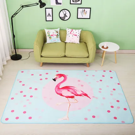 

Vertical & Level Rug 3D Printed Carpet Flamingo Living Room Bedroom Peacock Coffee Table Mat Tatami Bed Blanket Study Household