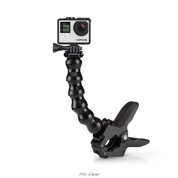 

Jaws Flex Clamp Mount for GoPro Accessories Gopro Hero 7/6 3 3+ 4 4 session SJCAM SJ4000 SJ5000 M20 XIAOMI YI 2 4k Eken h9r /h9