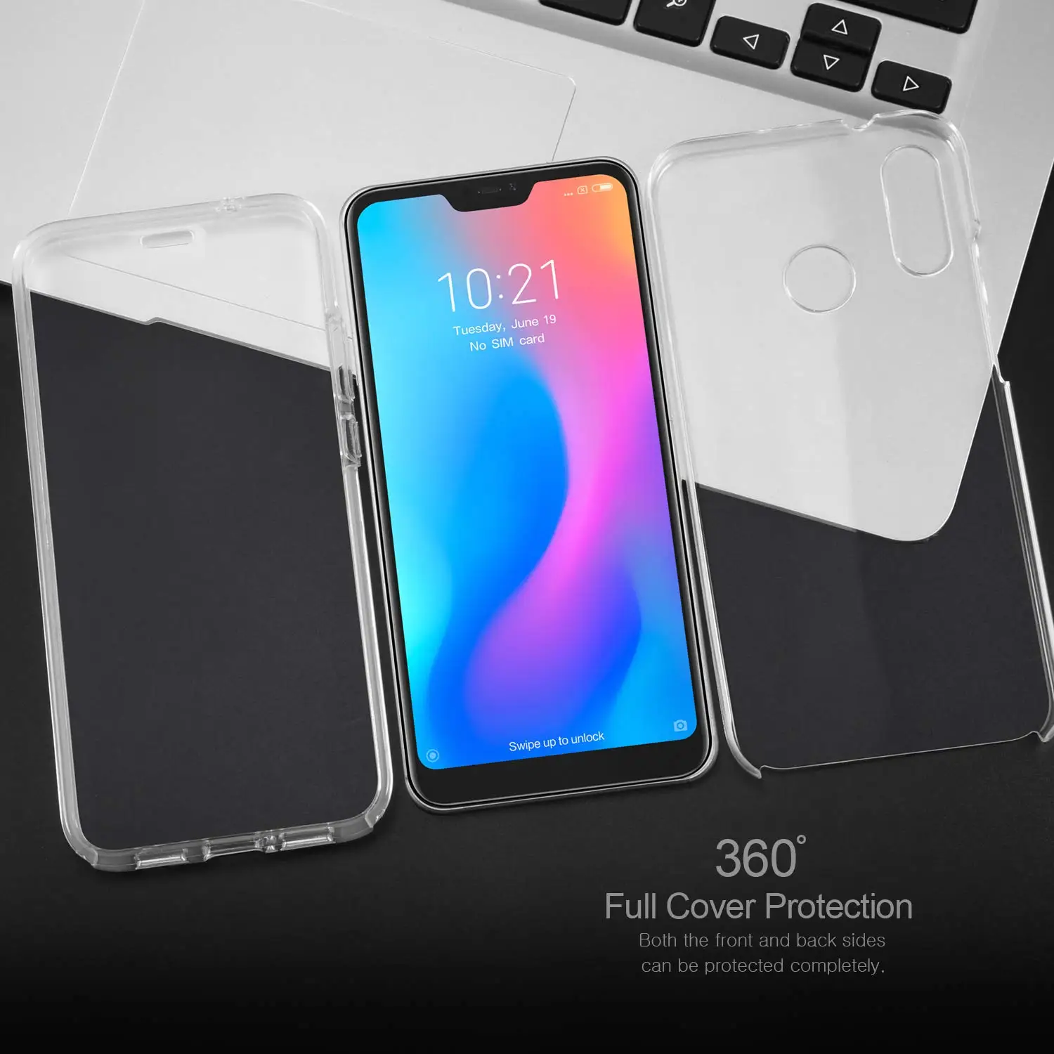 360 Полный корпус чехол для Xiaomi mi 9 8 A1 A2 Lite SE Red mi 6A 5 Plus S2 Примечание 5 5A 6 7 Pro 4X Pocophone F1 спереди PET Крышка ПК чехол