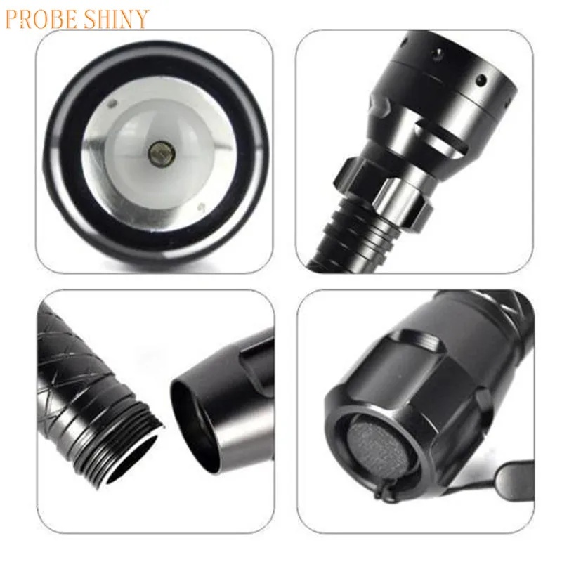 

PROBE SHINY G700 Long Range Infrared 10W IR 850nm T67 LED Hunting Light Night Vision Torch 18650 JULY17